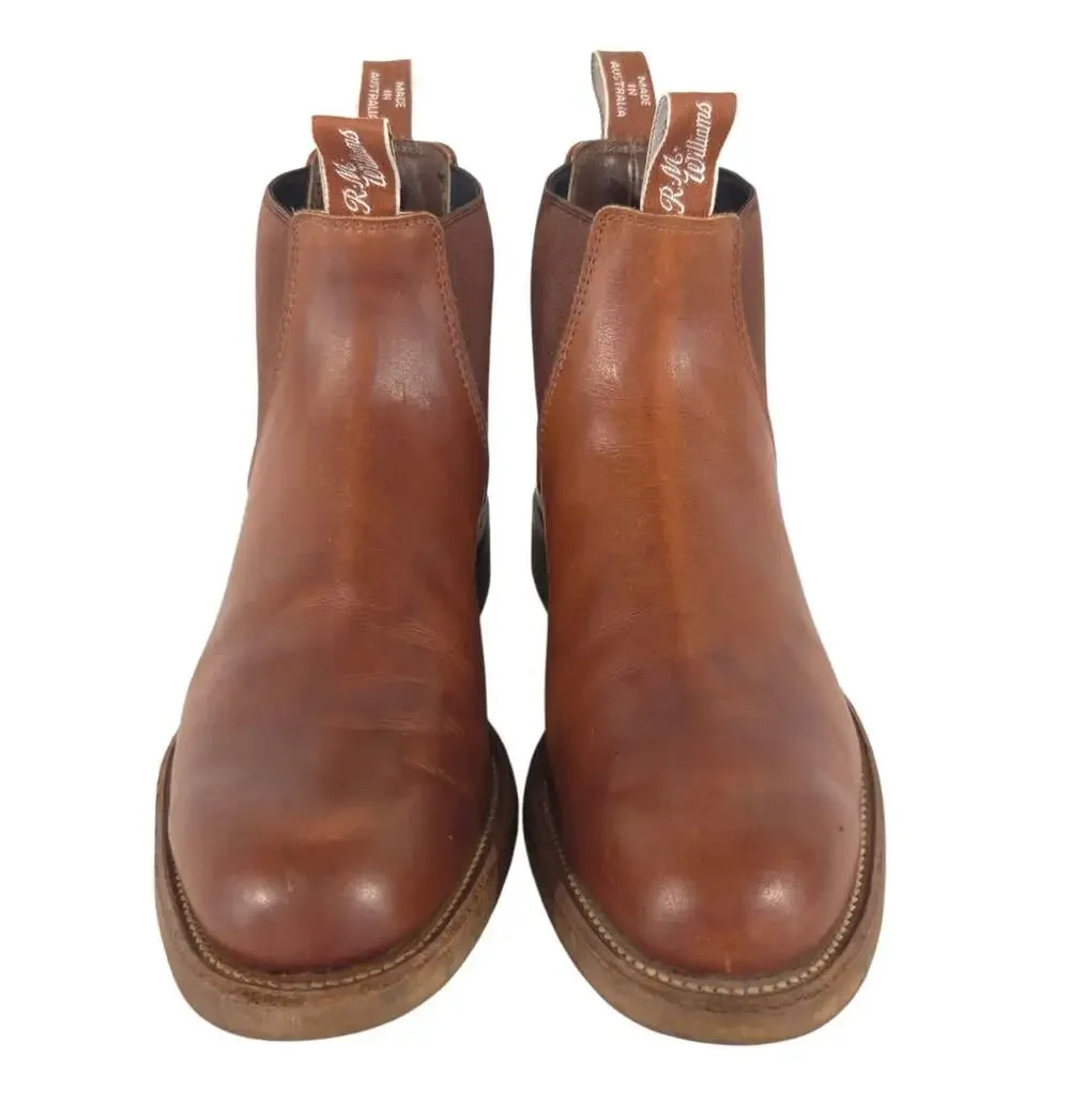 RM Williams Comfort Craftsman Chelsea Boots US 11 EU 45 Mens Brown Leather $545